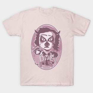 Edgar Poe reincarnation / pink edition T-Shirt